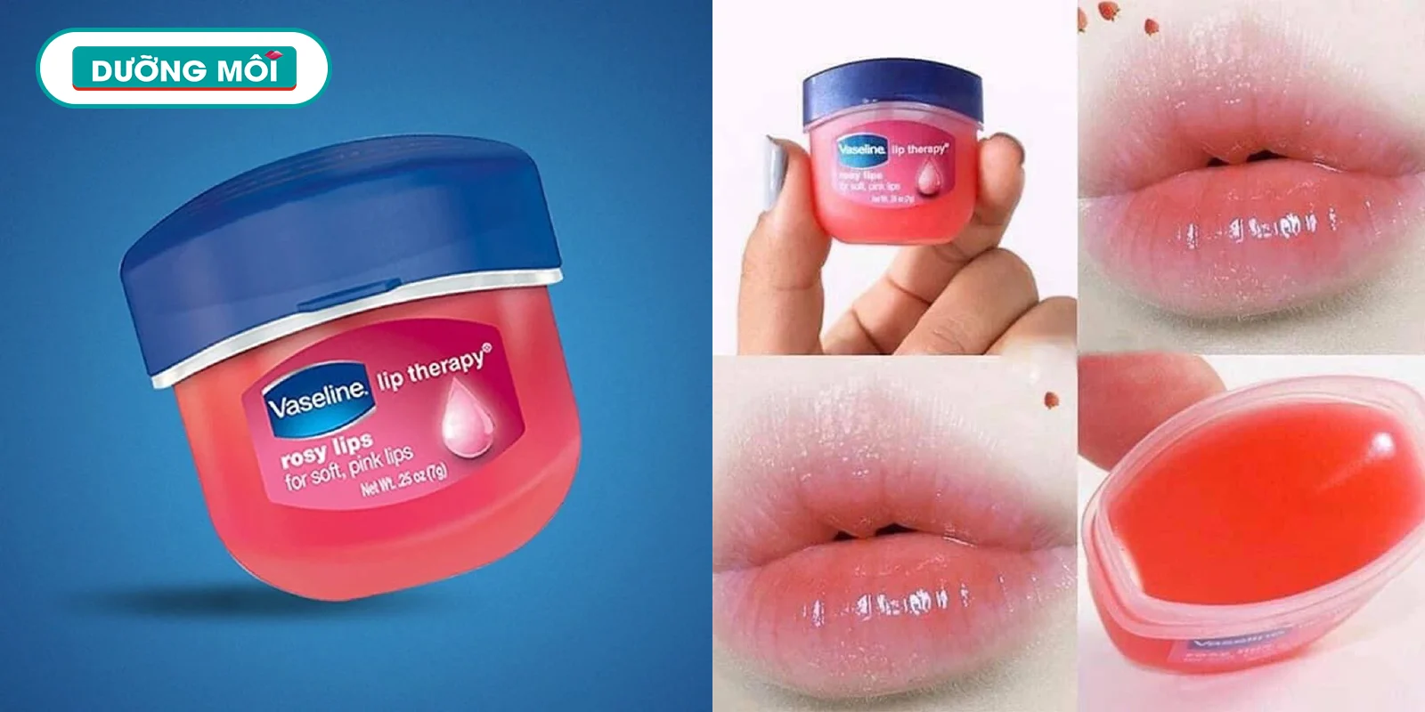 Son dưỡng môi Vaseline Rosy Lip