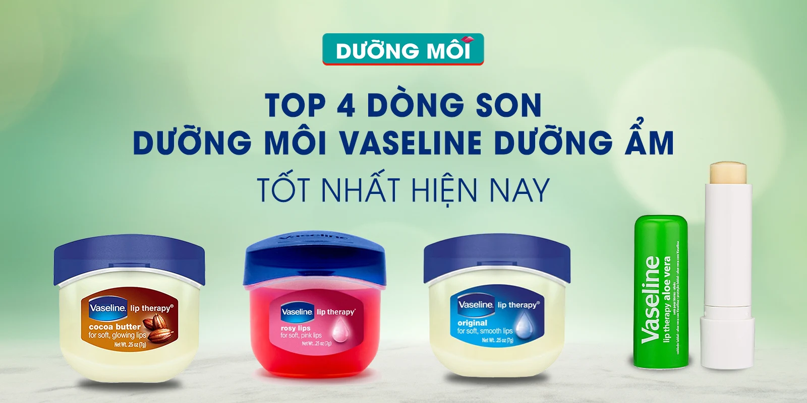 son dưỡng môi Vaseline